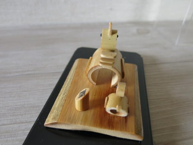 Amazon.co.jp: 竹細工干支「酉」トリ＊置物木工竹工芸オブジェ